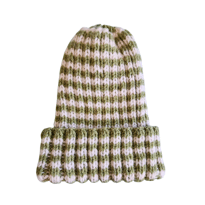 Two Colour Stripes Beanie
